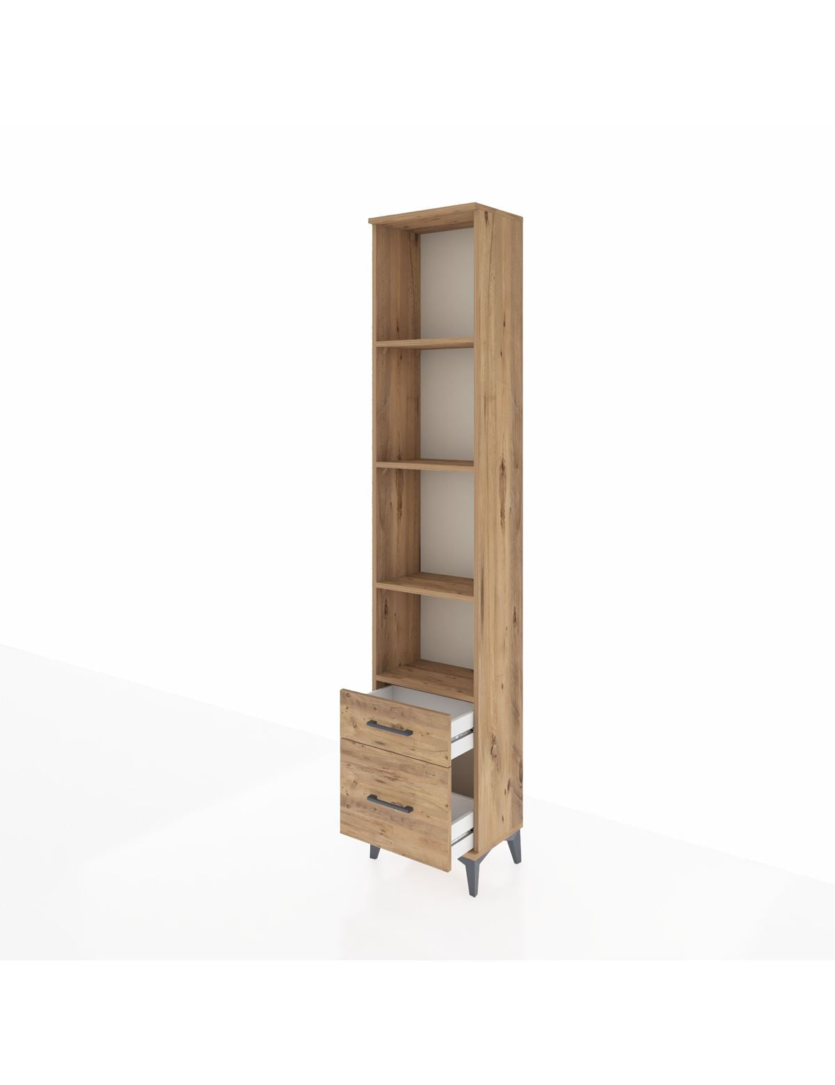 Arges Dolap 4 Raflı 2 Çekmeceli 44x30x221 - S28M020V9A