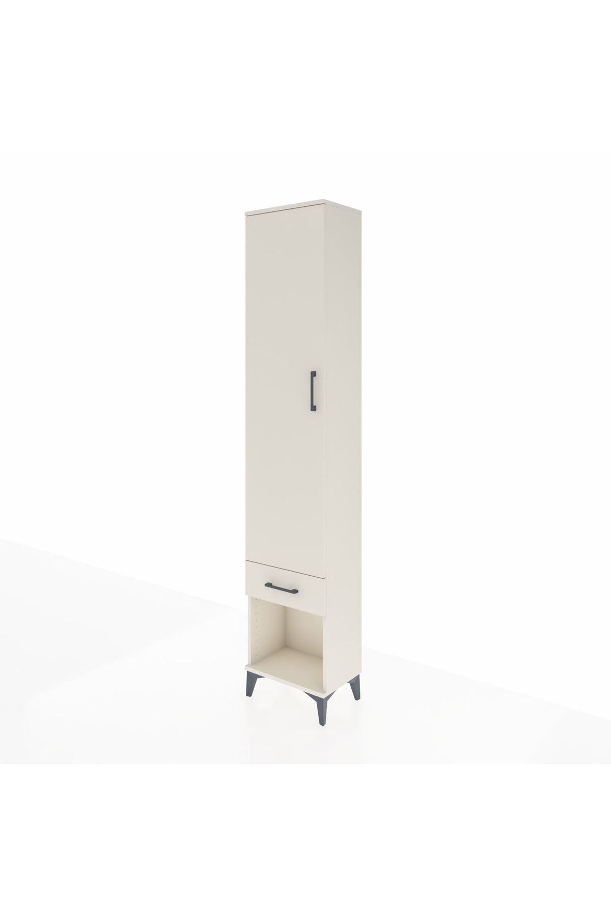 Arges Dolap 4 Raflı Tek Çekmeceli Tek Kapaklı 44x30x221 Aytaşı-Aytaşı