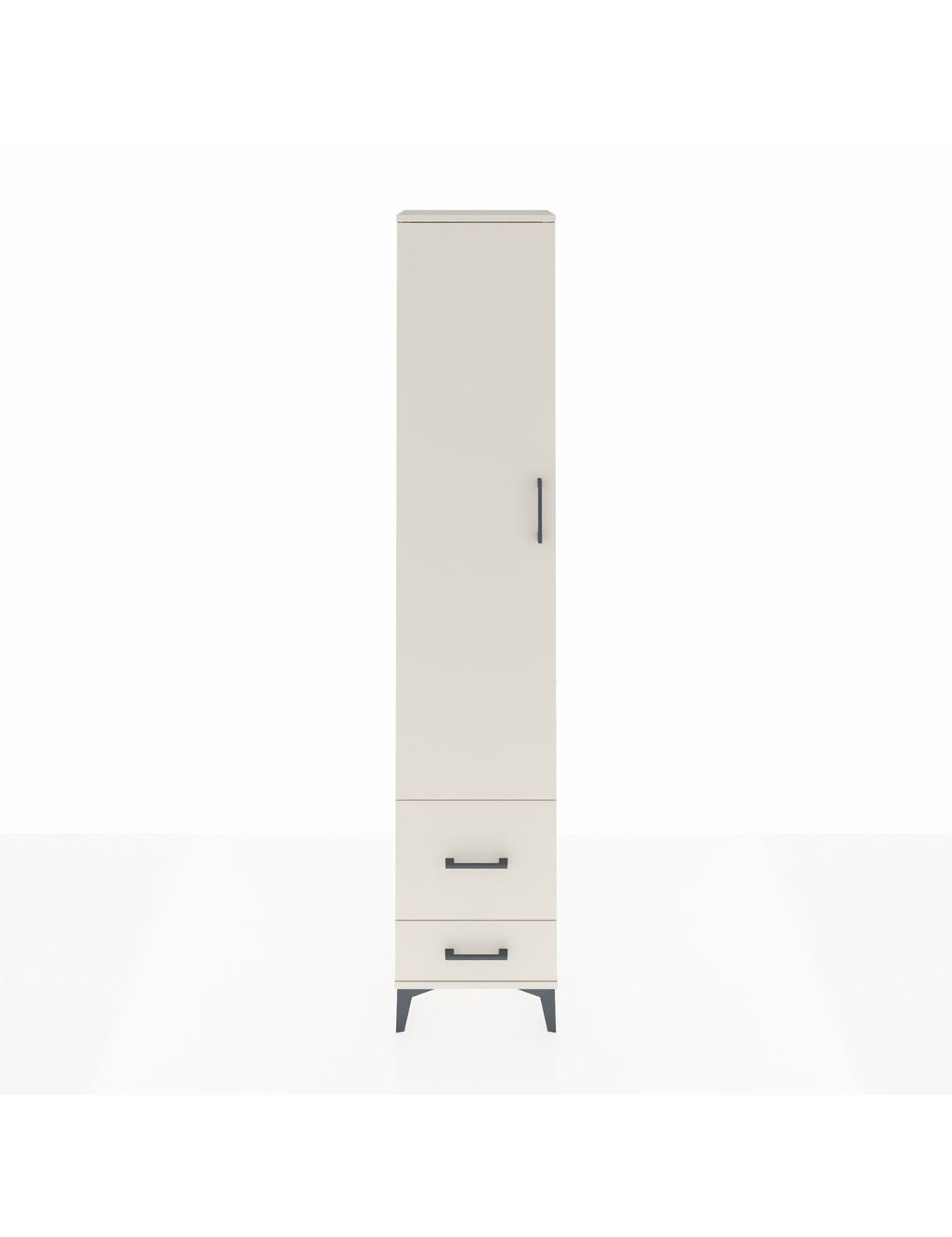 Arges Dolap 2 Raflı 2 Çekmeceli Tek Askılı 44x30x221 Aytaşı-Aytaşı