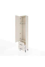 Arges Dolap 2 Raflı 2 Çekmeceli Tek Askılı 44x30x221 Aytaşı-Aytaşı