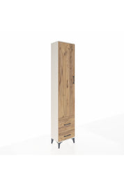 Arges Dolap 2 Raflı 2 Çekmeceli Tek Askılı 44x30x221 Aytaşı-Çam