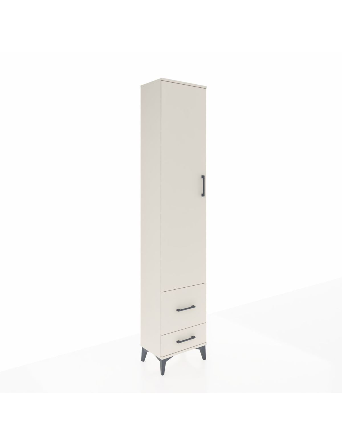 Arges Dolap 4 Raflı 2 Çekmeceli Tek Kapaklı 44x30x221 Aytaşı-Aytaşı