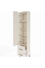 Arges Dolap 4 Raflı 2 Çekmeceli Tek Kapaklı 44x30x221 Aytaşı-Aytaşı