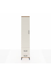 Arges Dolap 4 Raflı 2 Çekmeceli Tek Kapaklı 44x30x221 Çam-Aytaşı