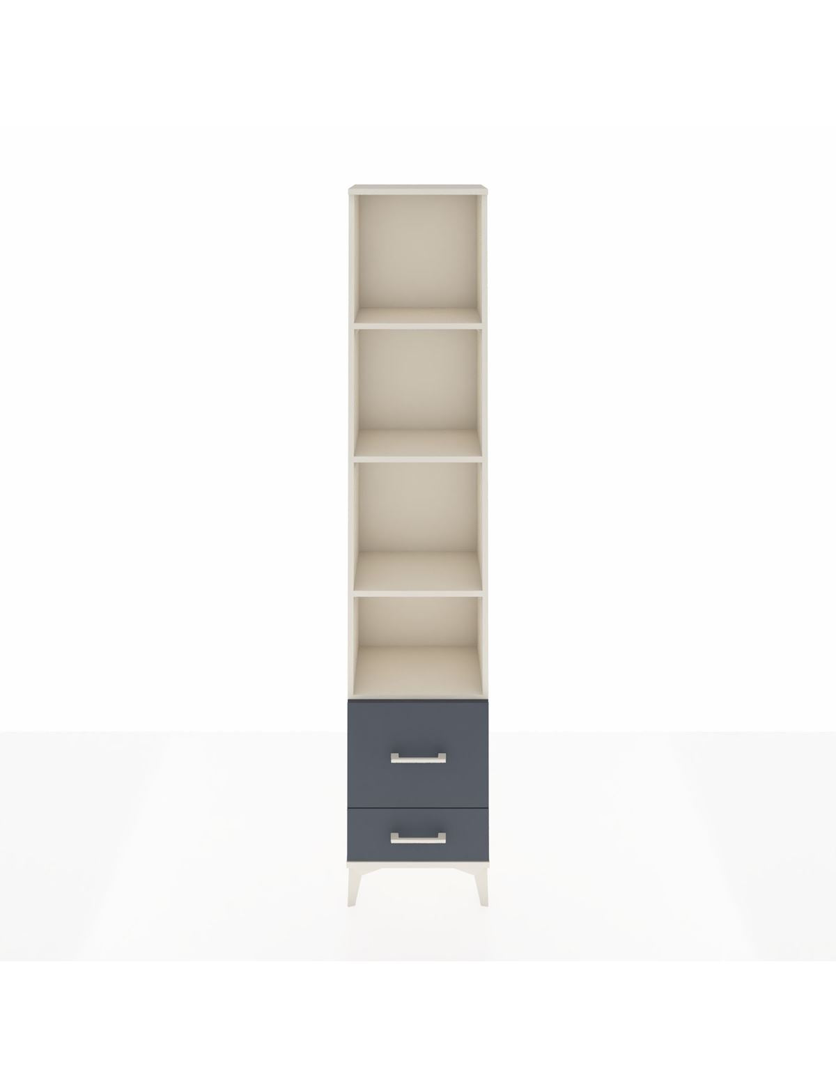 Arges Dolap 4 Raflı 2 Çekmeceli 44x30x221 Aytaşı-Antrasit