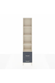 Arges Dolap 4 Raflı 2 Çekmeceli 44x30x221 Aytaşı-Antrasit