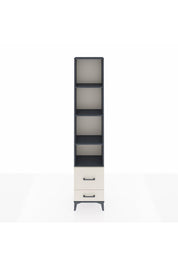 Arges Dolap 4 Raflı 2 Çekmeceli 44x30x221 Antrasit-Aytaşı