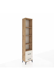 Arges Dolap 4 Raflı 2 Çekmeceli 44x30x221 Çam-Aytaşı