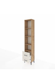 Arges Dolap 4 Raflı 2 Çekmeceli 44x30x221 Çam-Aytaşı