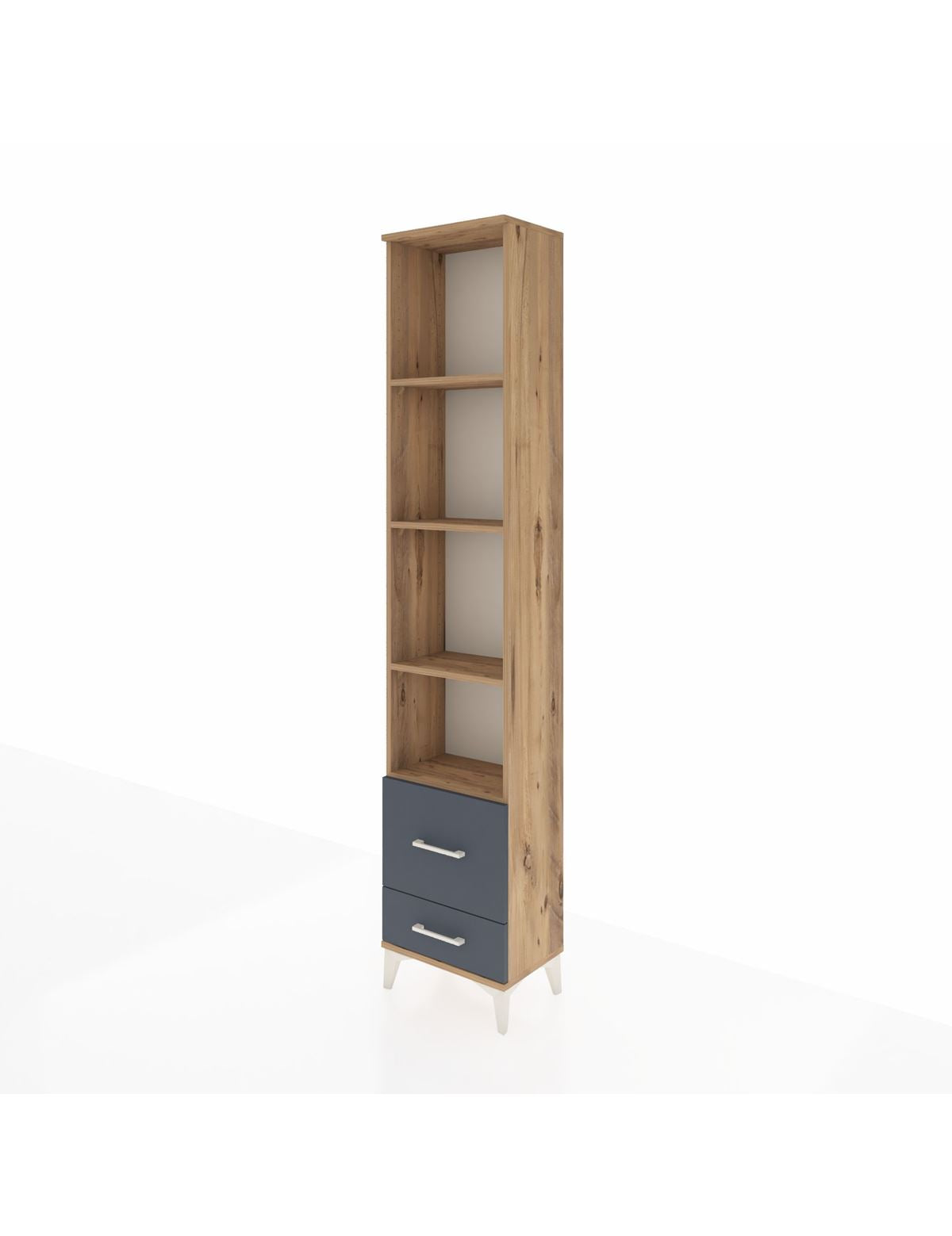 Arges Dolap 4 Raflı 2 Çekmeceli 44x30x221 - S28M025V8A