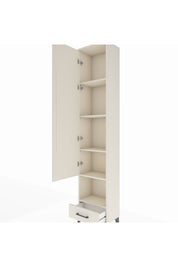 Arges Dolap 5 Raflı Tek Çekmeceli Tek Kapaklı 44x30x221 Aytaşı-Aytaşı