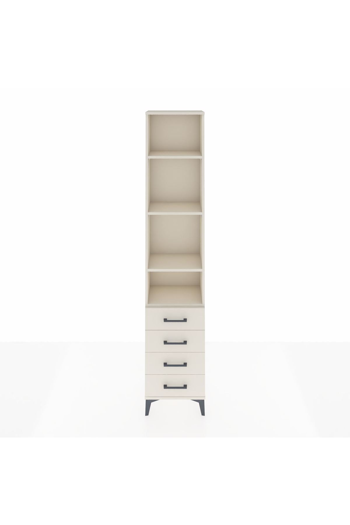 Arges Dolap 4 Raflı 4 Çekmeceli 44x30x221 Aytaşı-Aytaşı