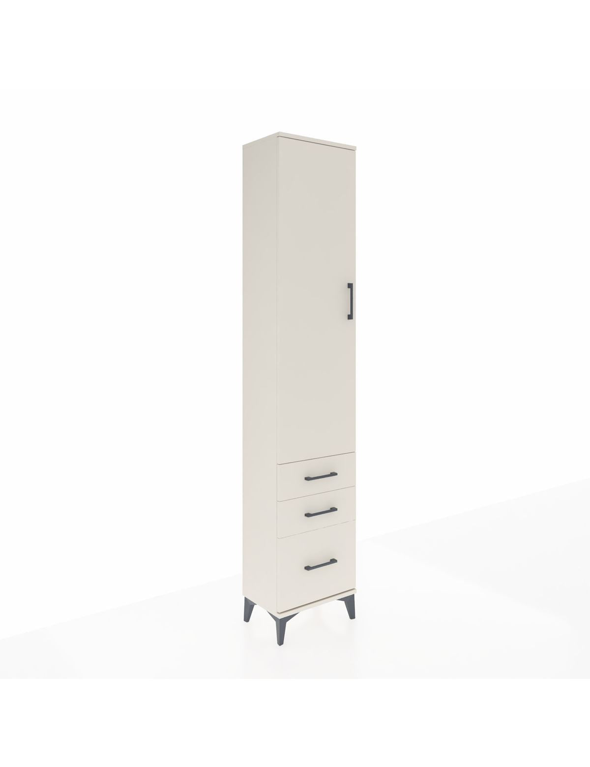 Arges Dolap 2 Raflı 3 Çekmeceli Tek Askılı 44x30x221 Aytaşı-Aytaşı