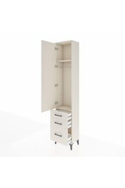 Arges Dolap 2 Raflı 3 Çekmeceli Tek Askılı 44x30x221 Aytaşı-Aytaşı