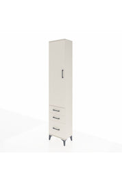 Arges Dolap 4 Raflı 3 Çekmeceli Tek Kapaklı 44x30x221 Aytaşı-Aytaşı