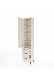 Arges Dolap 4 Raflı 3 Çekmeceli Tek Kapaklı 44x30x221 Aytaşı-Aytaşı