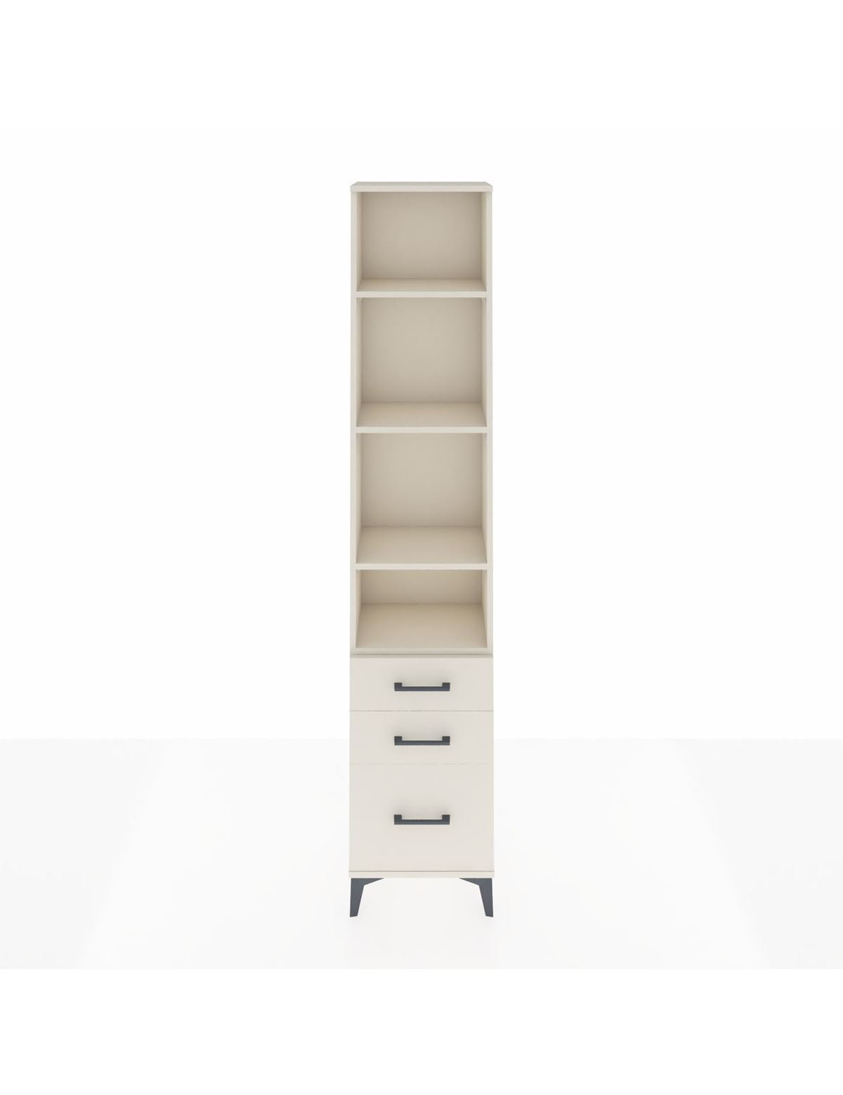 Arges Dolap 4 Raflı 3 Çekmeceli 44x30x221 Aytaşı-Aytaşı