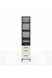 Arges Dolap 4 Raflı 3 Çekmeceli 44x30x221 Antrasit-Aytaşı