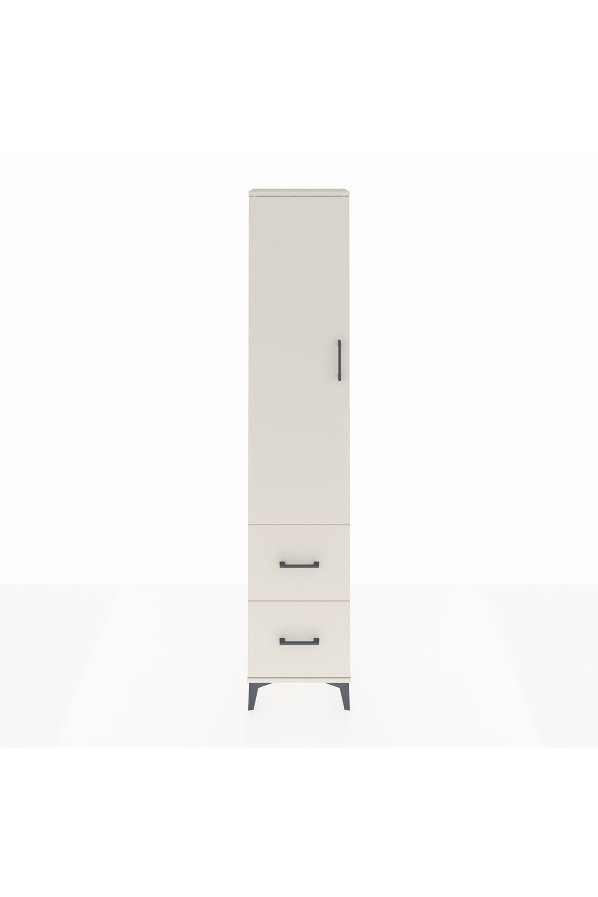 Arges Dolap 2 Raflı 2 Çekmeceli Tek Askılı 44x30x221 Aytaşı-Aytaşı