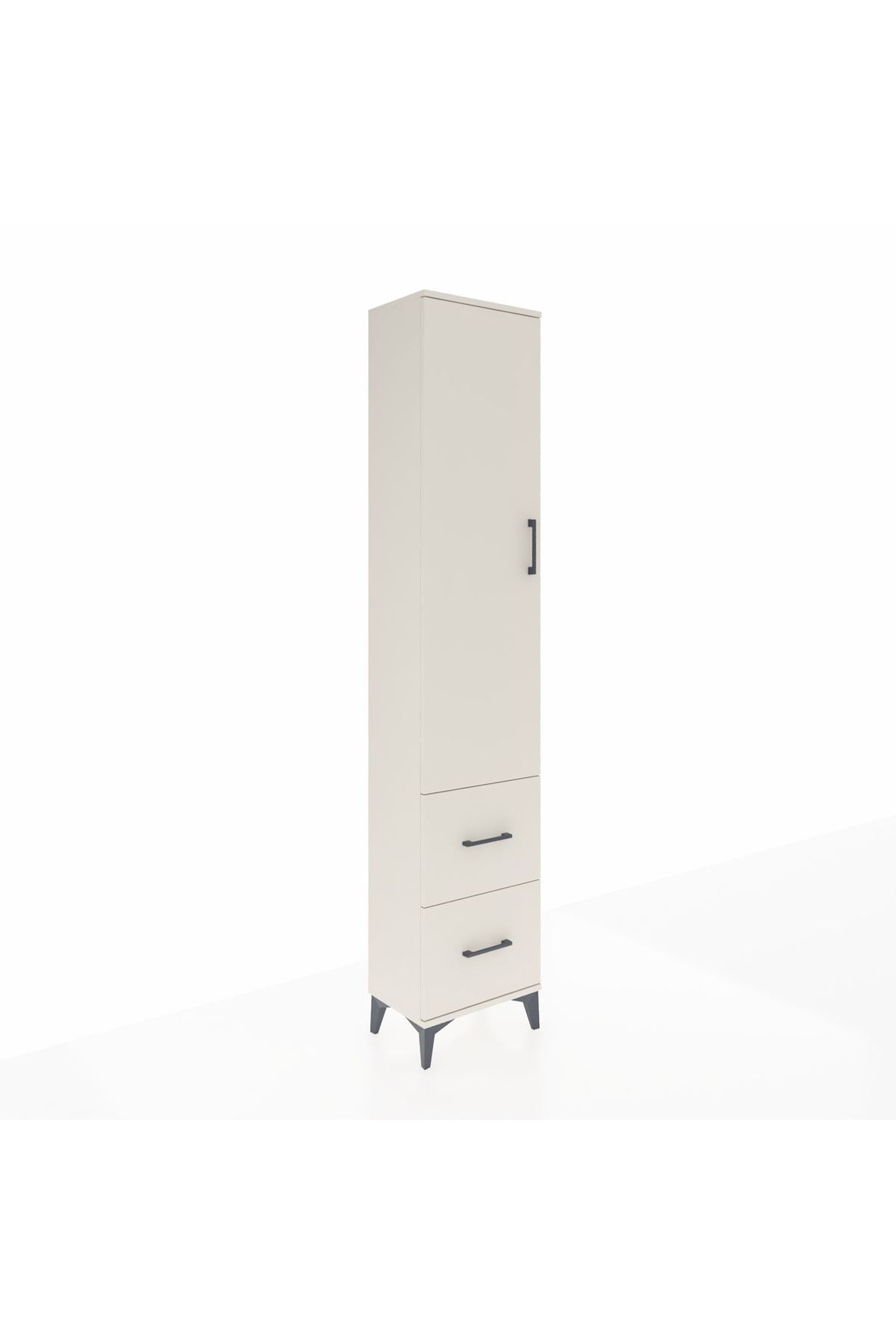 Arges Dolap 2 Raflı 2 Çekmeceli Tek Askılı 44x30x221 Aytaşı-Aytaşı