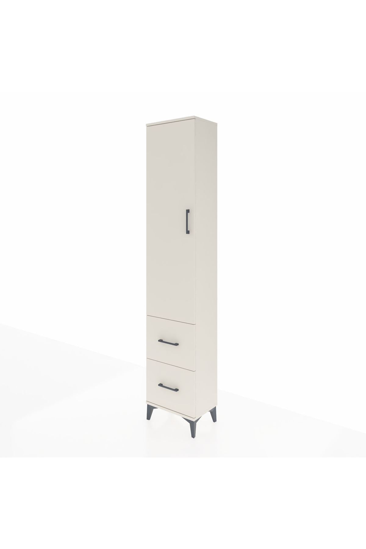 Arges Dolap 2 Raflı 2 Çekmeceli Tek Askılı 44x30x221 Aytaşı-Aytaşı