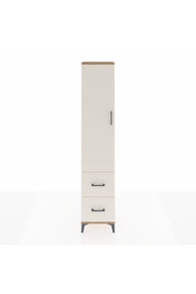 Arges Dolap 2 Raflı 2 Çekmeceli Tek Askılı 44x30x221 Çam-Aytaşı