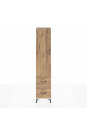 Arges Dolap 4 Raflı 2 Çekmeceli Tek Kapaklı 44x30x221 Aytaşı-Çam