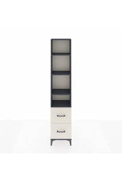 Arges Dolap 4 Raflı 2 Çekmeceli 44x30x221 Antrasit-Aytaşı