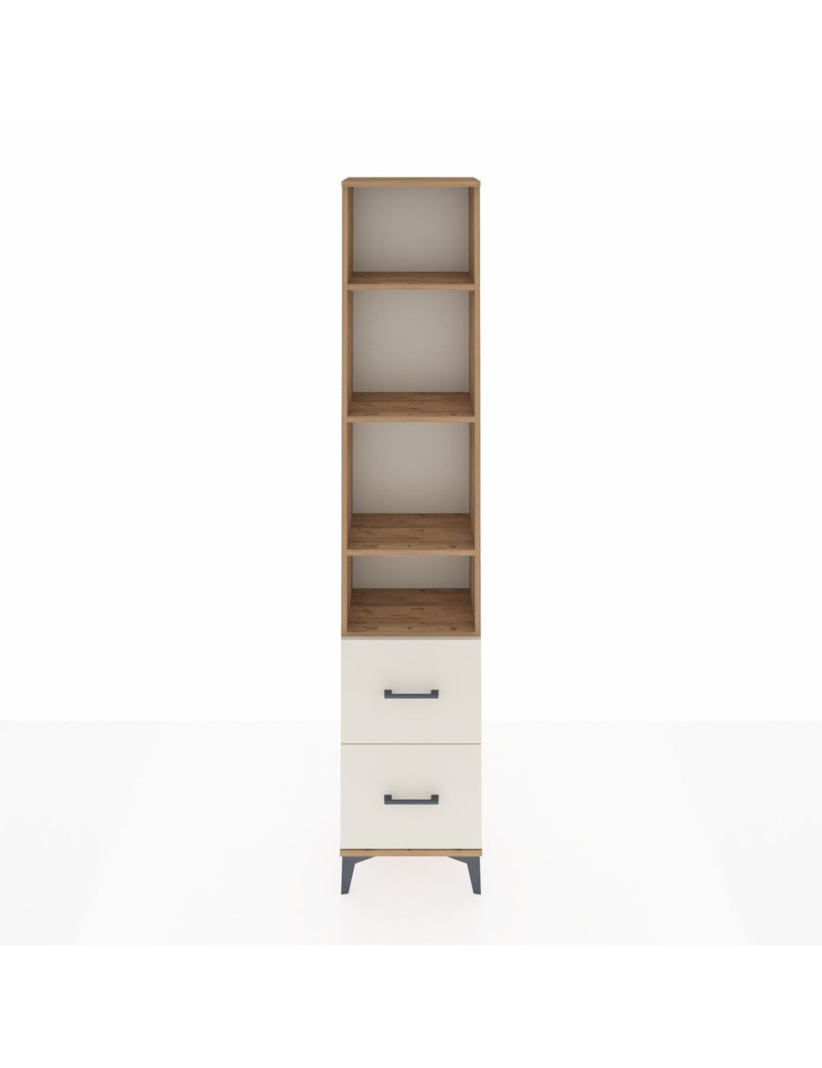 Arges Dolap 4 Raflı 2 Çekmeceli 44x30x221 Çam-Aytaşı