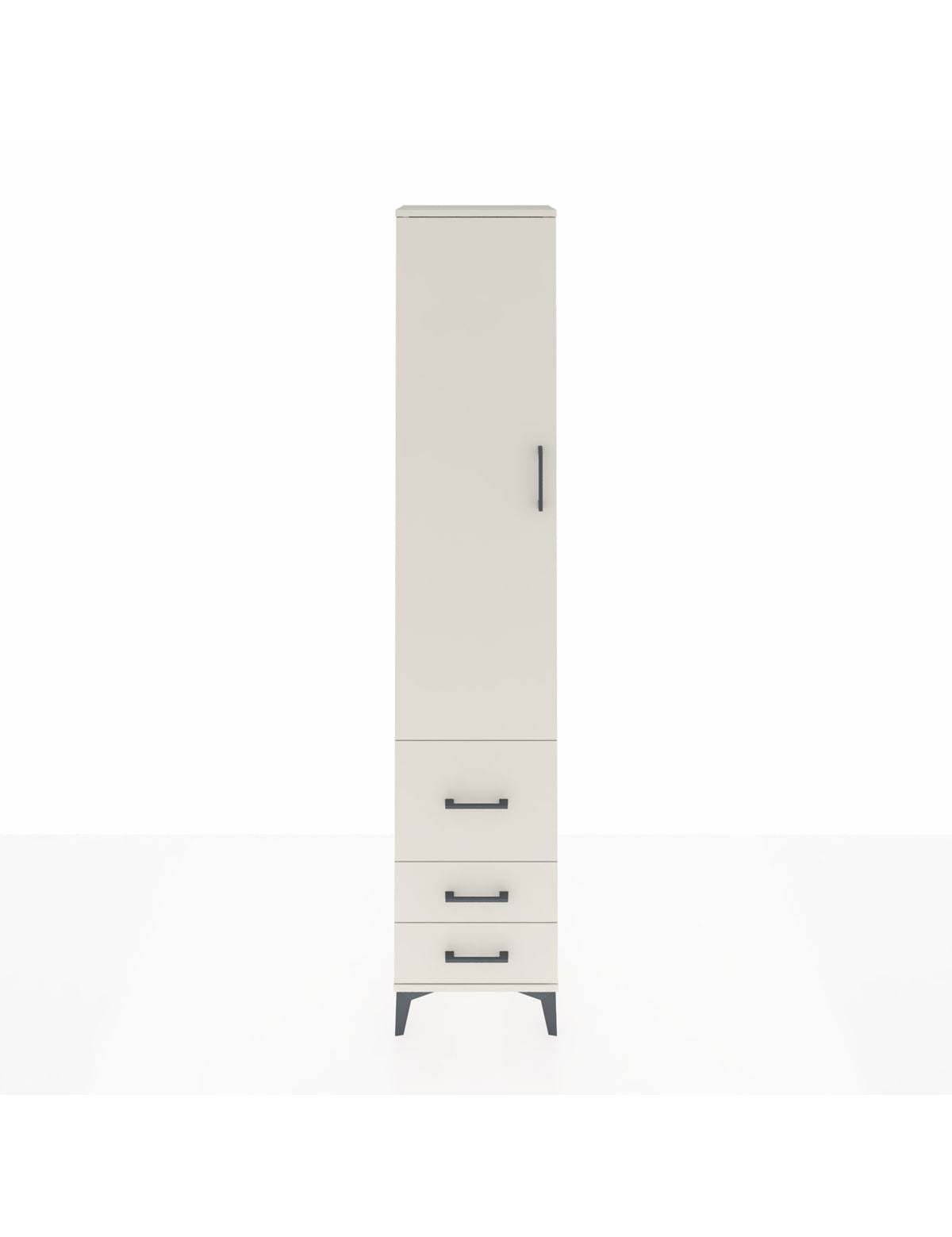 Arges Dolap 2 Raflı 3 Çekmeceli Tek Askılı 44x30x221 Aytaşı-Aytaşı