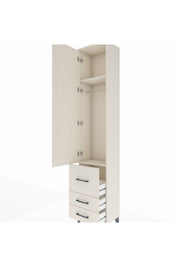 Arges Dolap 2 Raflı 3 Çekmeceli Tek Askılı 44x30x221 Aytaşı-Aytaşı