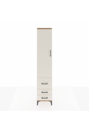 Arges Dolap 2 Raflı 3 Çekmeceli Tek Askılı 44x30x221 Çam-Aytaşı