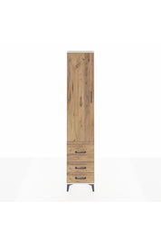 Arges Dolap 4 Raflı 3 Çekmeceli Tek Kapaklı 44x30x221 Aytaşı-Çam