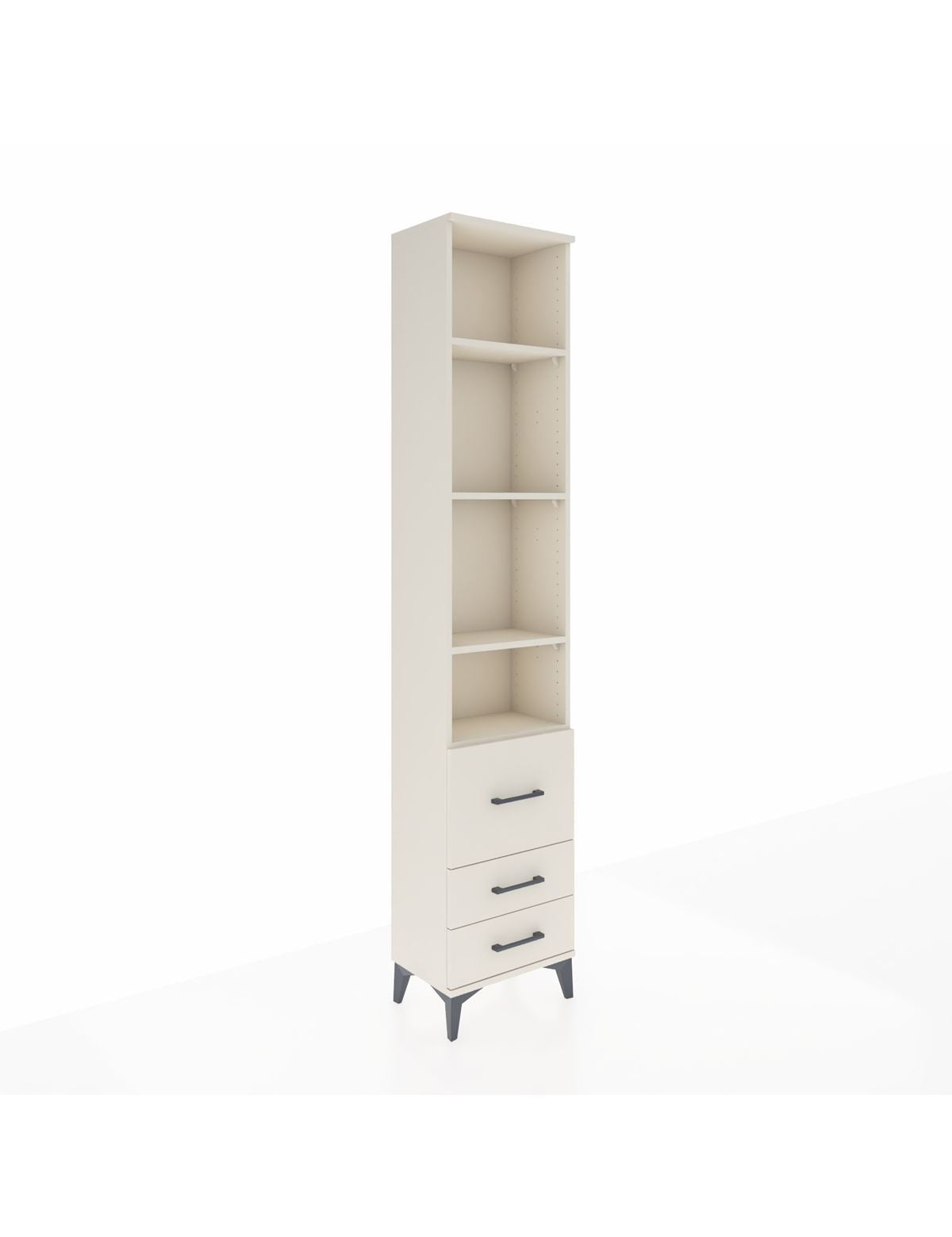 Arges Dolap 4 Raflı 3 Çekmeceli 44x30x221 Aytaşı-Aytaşı