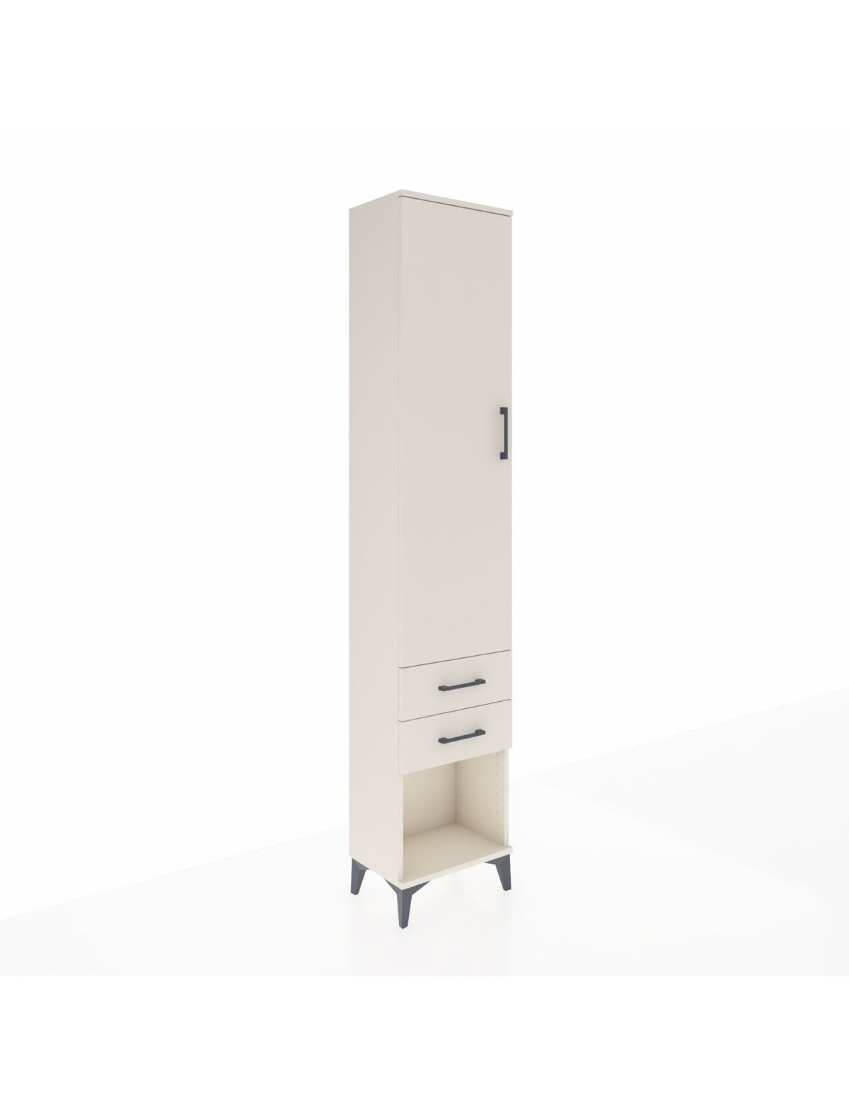 Arges Dolap 2 Raflı 2 Çekmeceli Tek Askılı 44x30x221 Aytaşı-Aytaşı