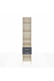 Arges Dolap 4 Raflı 2 Çekmeceli 44x30x221 Aytaşı-Antrasit