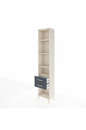 Arges Dolap 4 Raflı 2 Çekmeceli 44x30x221 Aytaşı-Antrasit