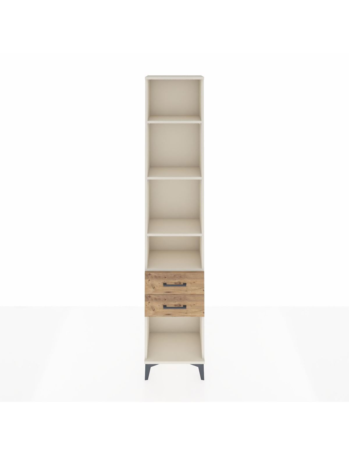 Arges Dolap 4 Raflı 2 Çekmeceli 44x30x221 Aytaşı-Çam