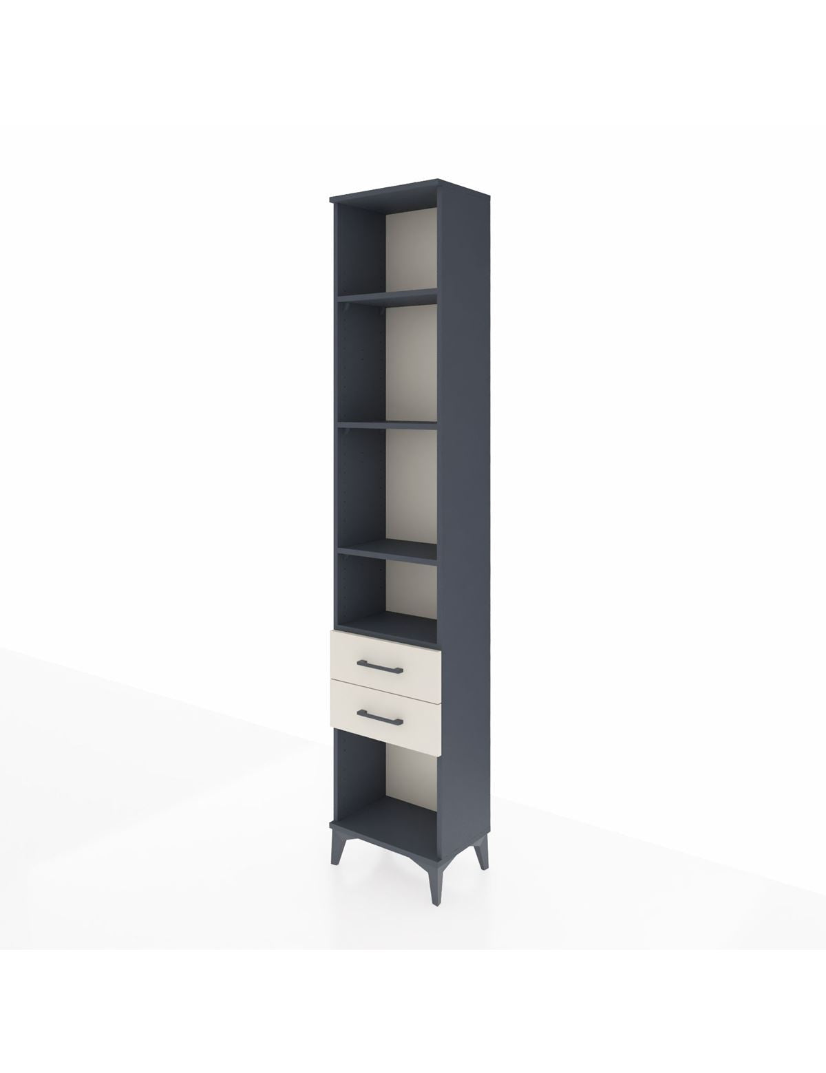 Arges Dolap 4 Raflı 2 Çekmeceli 44x30x221 - S28M042V4A