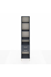 Arges Dolap 4 Raflı 2 Çekmeceli 44x30x221 Antrasit-Antrasit