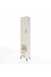 Arges Dolap 3 Raflı 2 Çekmeceli Tek Askılı 44x30x221 Aytaşı-Aytaşı