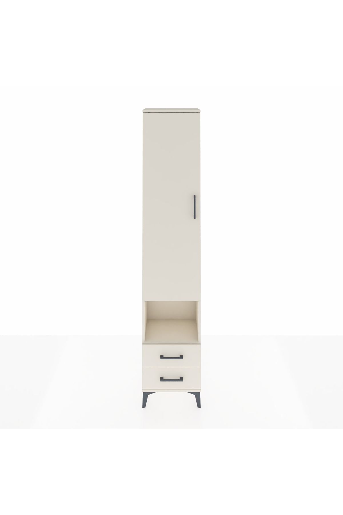 Arges Dolap 5 Raflı 2 Çekmeceli Tek Kapaklı 44x30x221 Aytaşı-Aytaşı