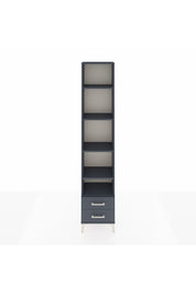 Arges Dolap 5 Raflı 2 Çekmeceli 44x30x221 Antrasit-Antrasit