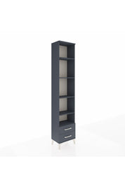 Arges Dolap 5 Raflı 2 Çekmeceli 44x30x221 Antrasit-Antrasit