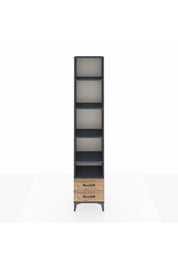 Arges Dolap 5 Raflı 2 Çekmeceli 44x30x221 Antrasit-Çam