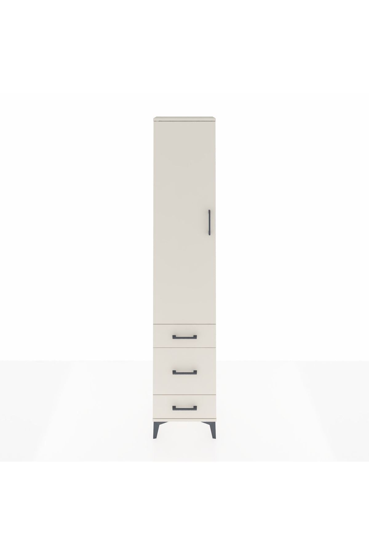 Arges Dolap 2 Raflı 3 Çekmeceli Tek Askılı 44x30x221 Aytaşı-Aytaşı