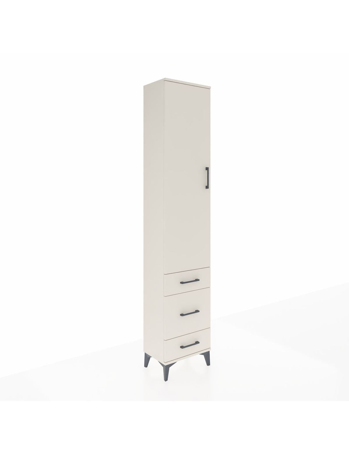 Arges Dolap 2 Raflı 3 Çekmeceli Tek Askılı 44x30x221 Aytaşı-Aytaşı