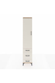 Arges Dolap 2 Raflı 3 Çekmeceli Tek Askılı 44x30x221 Çam-Aytaşı