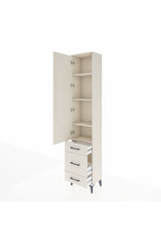 Arges Dolap 4 Raflı 3 Çekmeceli Tek Kapaklı 44x30x221 Aytaşı-Aytaşı