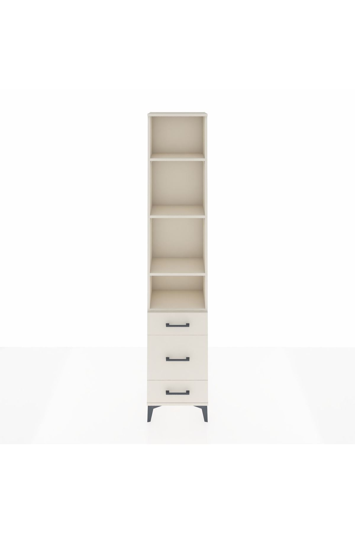 Arges Dolap 4 Raflı 3 Çekmeceli 44x30x221 Aytaşı-Aytaşı